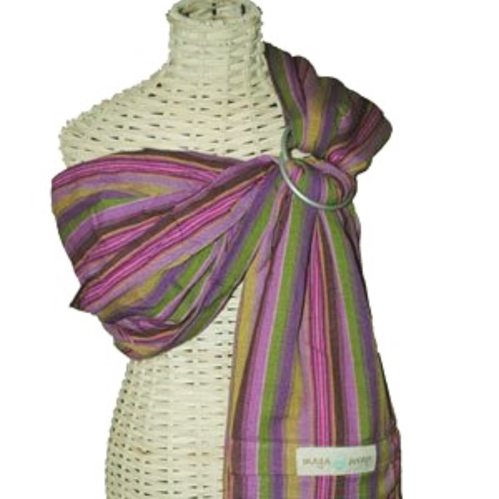 Maya Wrap Lightly Padded Ring Sling - pink fusion